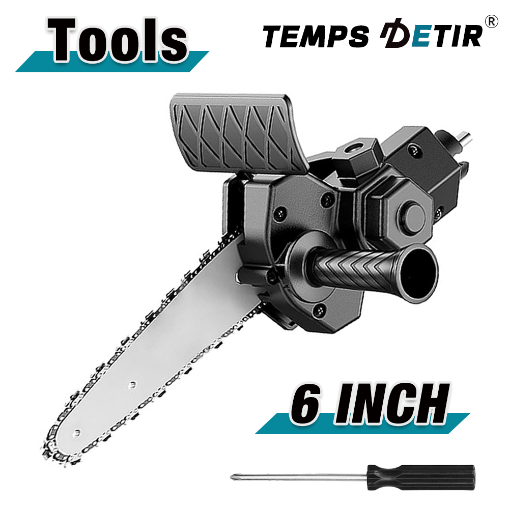 Mini Electric Chainsaw 6 Inch - Adattatore per motosega elettrica con conversione