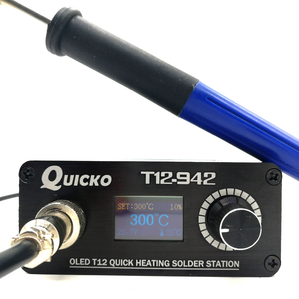 Digital Soldering Station T12 - QUICKO MINI T12 STC OLED Stazione