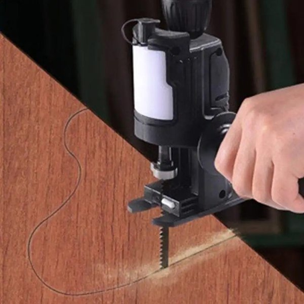 Reciprocating Saw Attachment Drill - Adattatore convertitore da trapano elettrico a