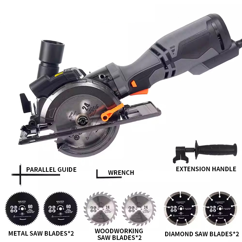 Mini Table Saw For Woodworking - Sega Circolare Multifunzione con Guida Laser