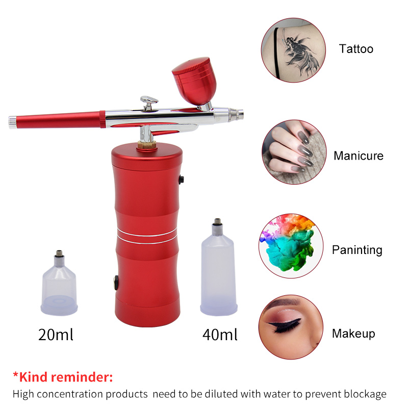 Mini aerografo Nano ossigeno p - Airbrush Kit With Mini Compressor recensione e prezzo