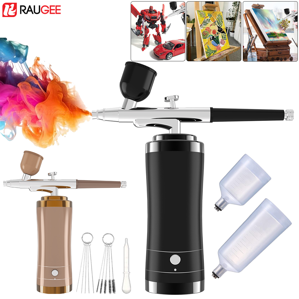Kit aerografo aerografo senza  - Airbrush Kit With Mini Compressor recensione e prezzo