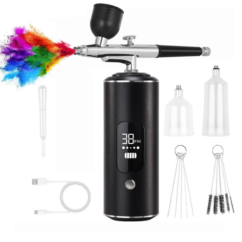 Kit compressore d'aria, pistol - Airbrush Kit With Mini Compressor recensione e prezzo