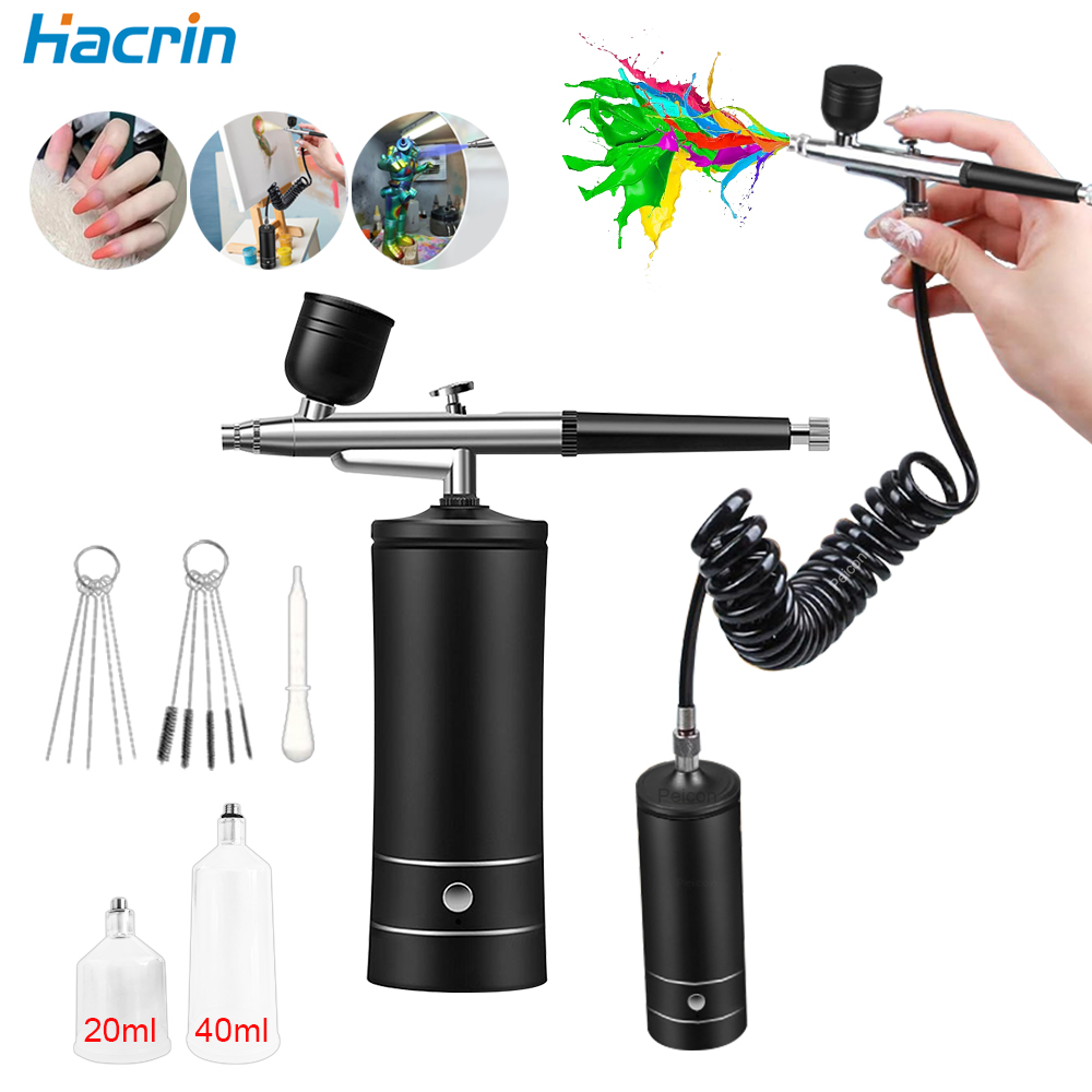 Unghie aerografo con compresso - Airbrush Kit With Mini Compressor recensione e prezzo