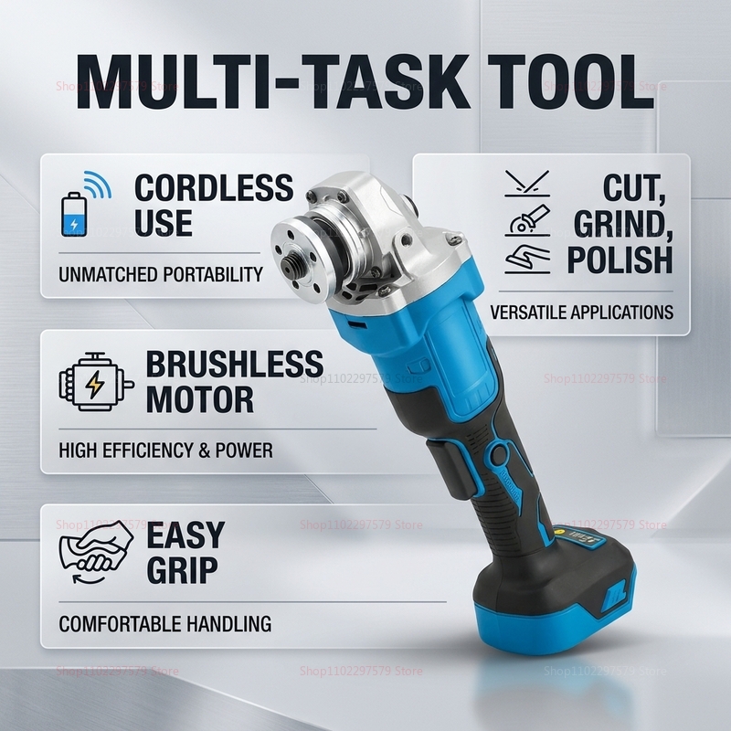 Smerigliatrice Angolare Senza  - Brushless Angle Grinder Battery Powered recensione e prezzo