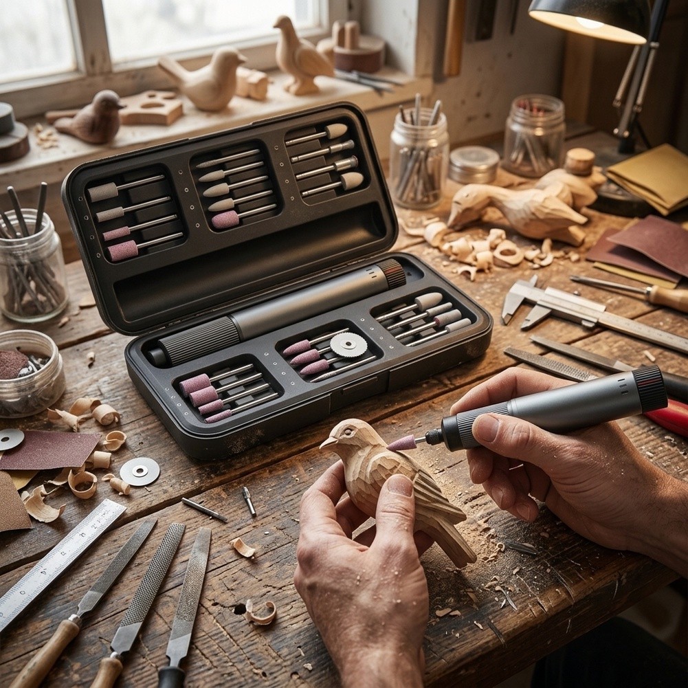Kit di Utensili Rotanti Senza  - Cordless Rotary Tool Kit Accessories recensione e prezzo