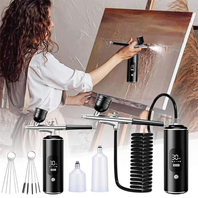 Aerografo con compressore Aero - Airbrush Kit With Mini Compressor recensione e prezzo