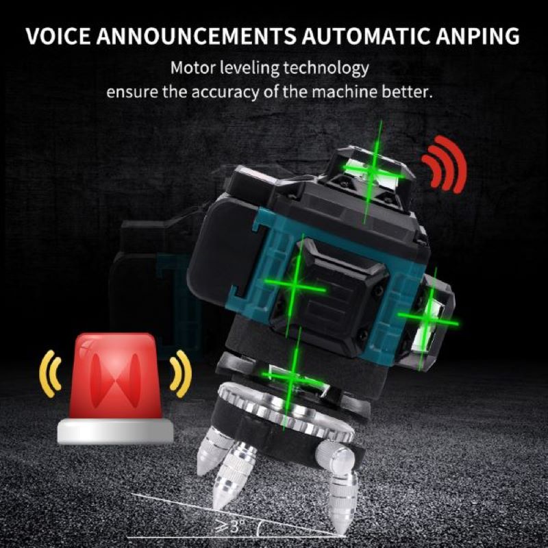 Livello laser digitale 16 line - Laser Level 16 Lines 4D Green recensione e prezzo