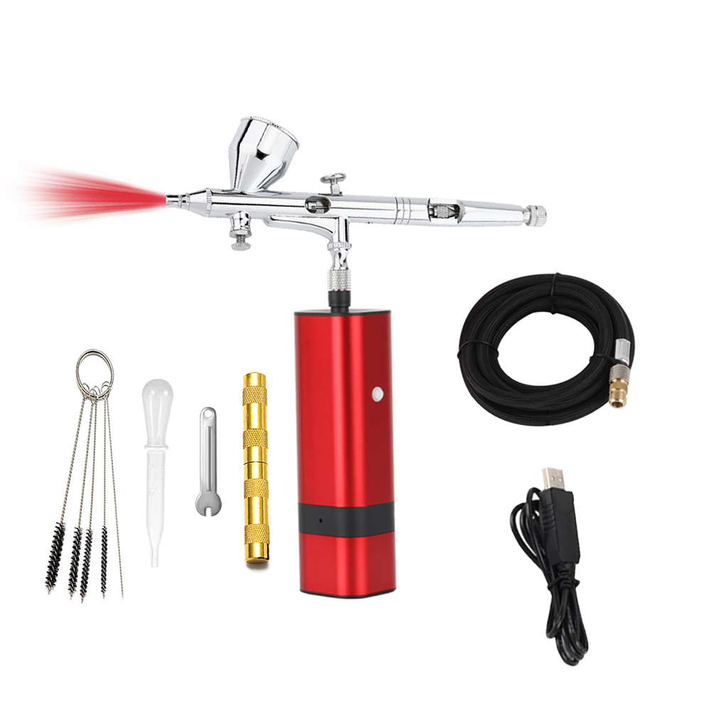 RIBO TM80S-180W Kit compressor - Airbrush Kit With Mini Compressor recensione e prezzo