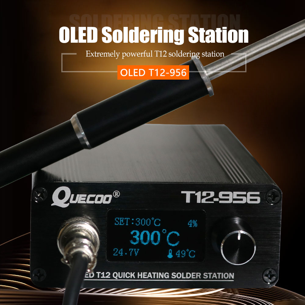QUECOO T12-956 Stazione digita - Digital Soldering Station T12 recensione e prezzo