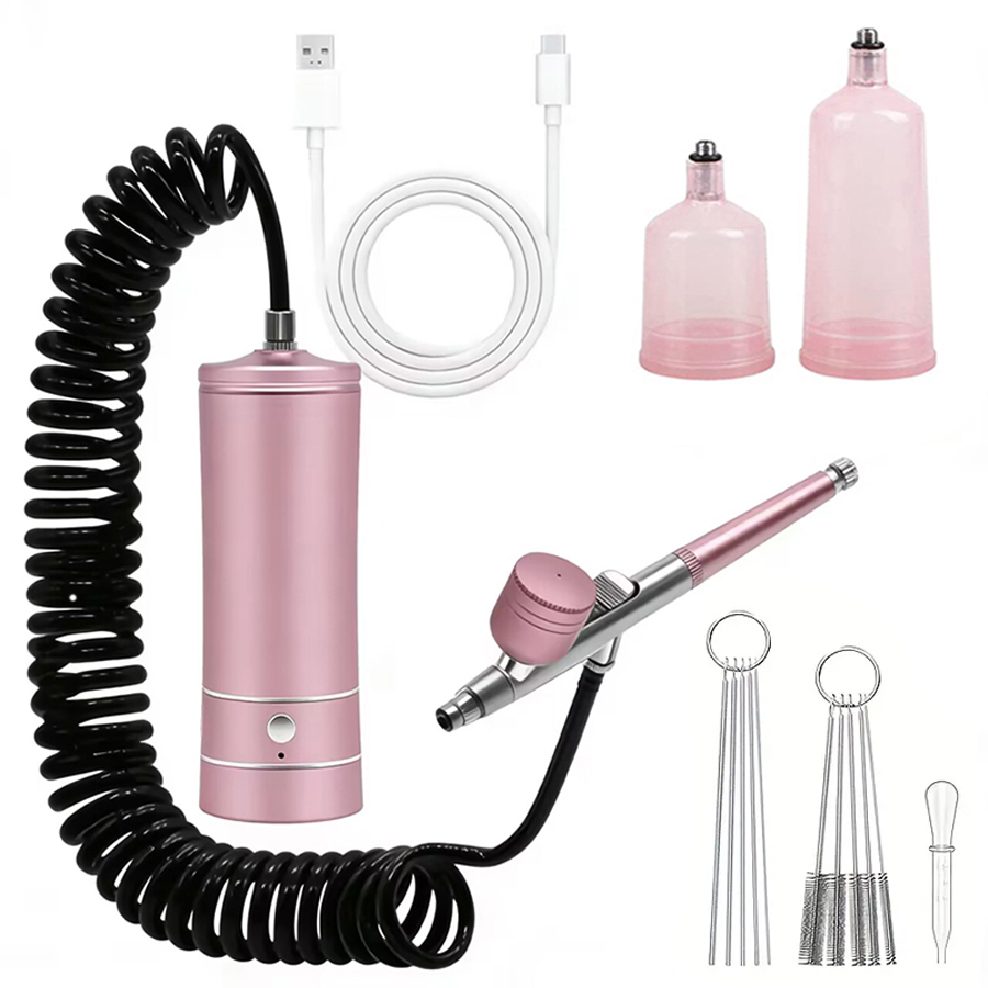 Kit aerografo portatile con co - Airbrush Kit With Mini Compressor recensione e prezzo